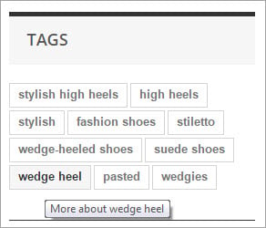 PrestaShop Products Tags Frontend