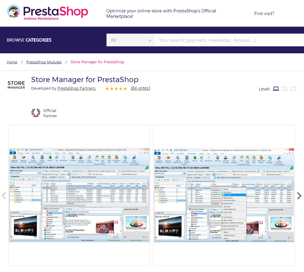 PrestaShop Official Partner
