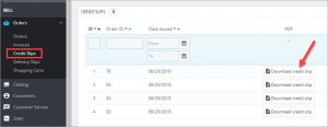 Download PrestaShop Credit Slip as PDF Download PrestaShop Credit Slip as PDF at PrestaShop Backend