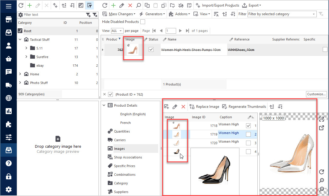 Imported PrestaShop Images Imported PrestaShop Images Store Manager Preview