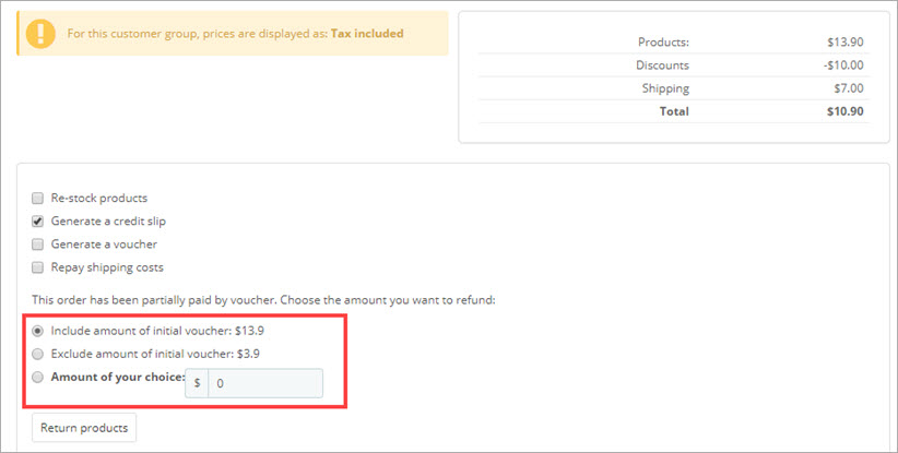 Include or Exclude the Amount of Voucher Include or Exclude the Amount of Voucher at PrestaShop Backend