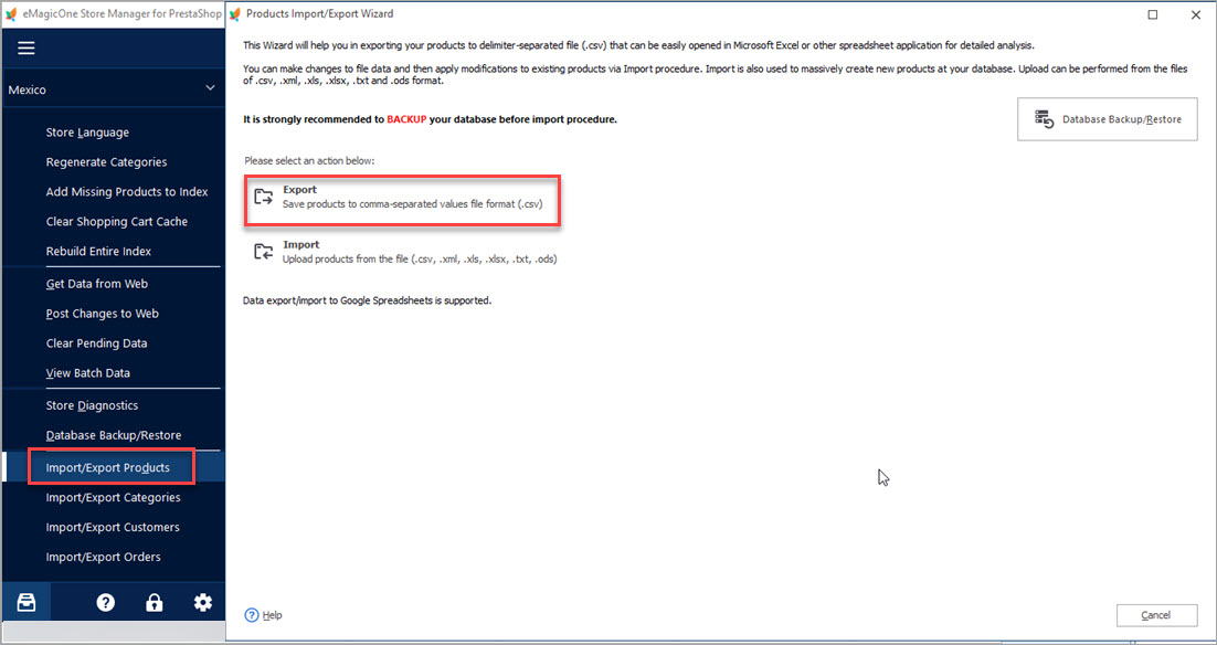 Export PrestaShop Attribute Combinations Export PrestaShop Attribute Combinations with eMagicOne