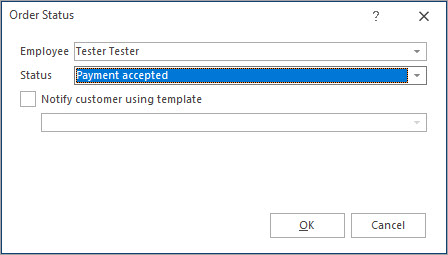 Update Order Status for selected orders by eMagicOne