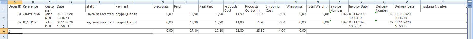 Check Exported xls File Check Exported File