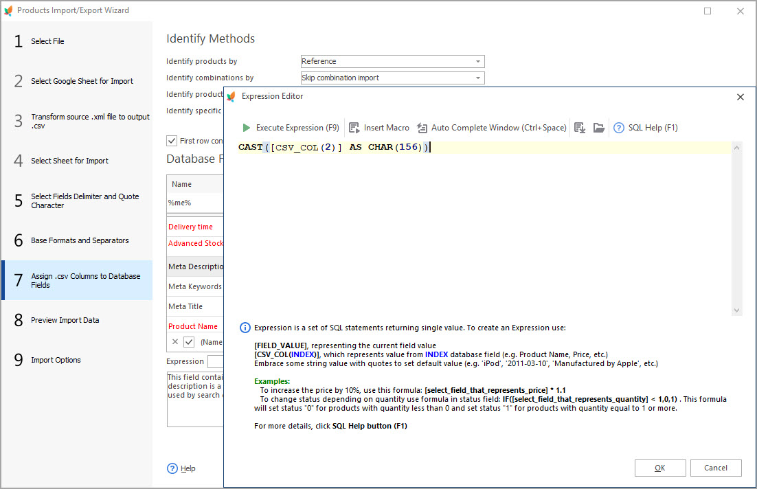 Cut Part of Description for PrestaShop Meta Data During Products Import