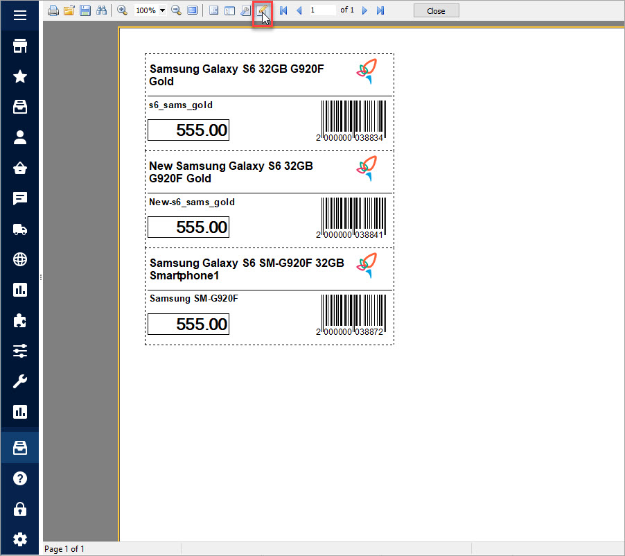 Edit Barcode Labels Design Option Edit Barcode Labels Design Option in PrestaShop Store Manager