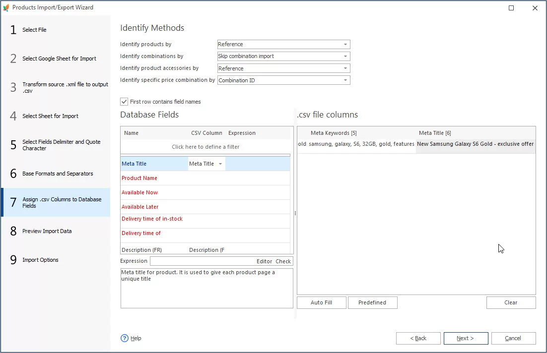 Bulk Add Update Meta Details PrestaShop SEO