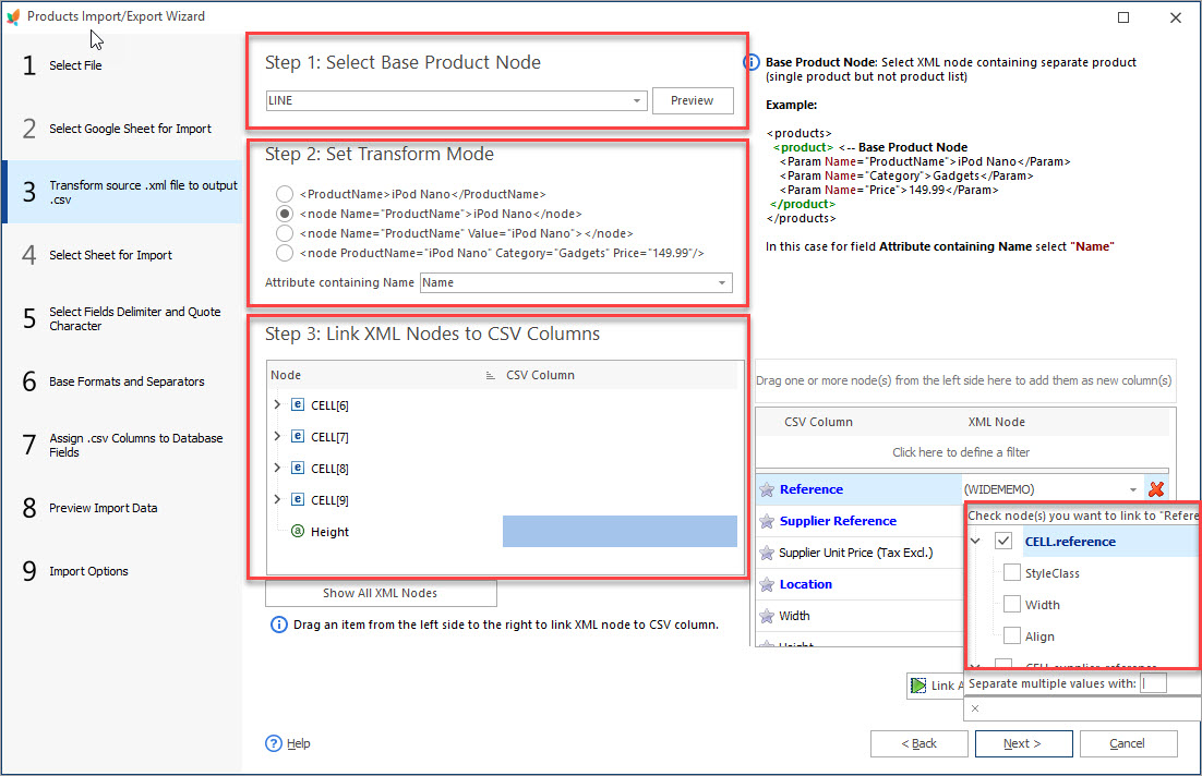 Transform XML File to CSV Transform XML File to CSV during PrestaShop Products Import
