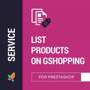 list prestashop products on google shopping service