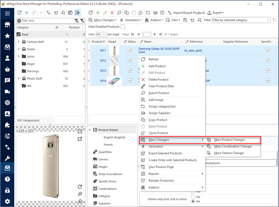 Add Brand Manufacturer for Selected Products Add Brand Manufacturer for Selected Products with Store Manager