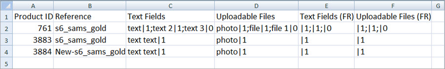 Add PestaShop Custom Fields in Bulk During Import File Example Add PestaShop Custom Fields in Bulk During Store Manager Import File Example