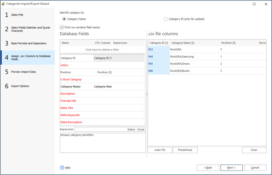 Import PrestaShop Category Positions with eMagicOne Store Manager