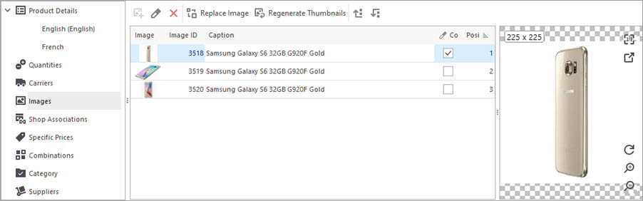 Manage PrestaShop Images with Store Manager Manage PrestaShop Images with eMagicOne Store Manager