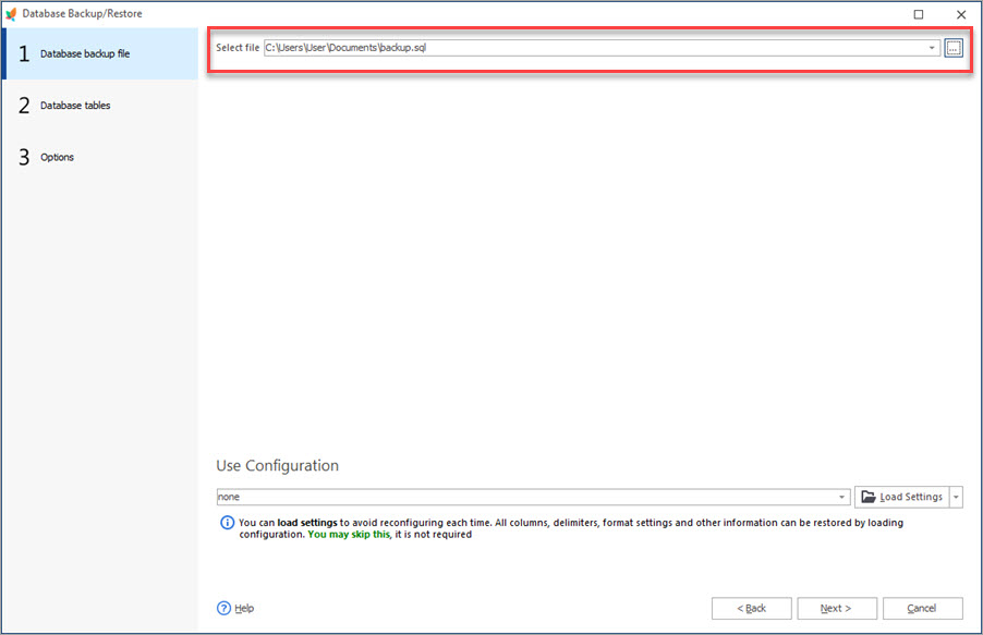 PrestaShop Database Backup File Saved PrestaShop Database Backup File Saved with Store Manager