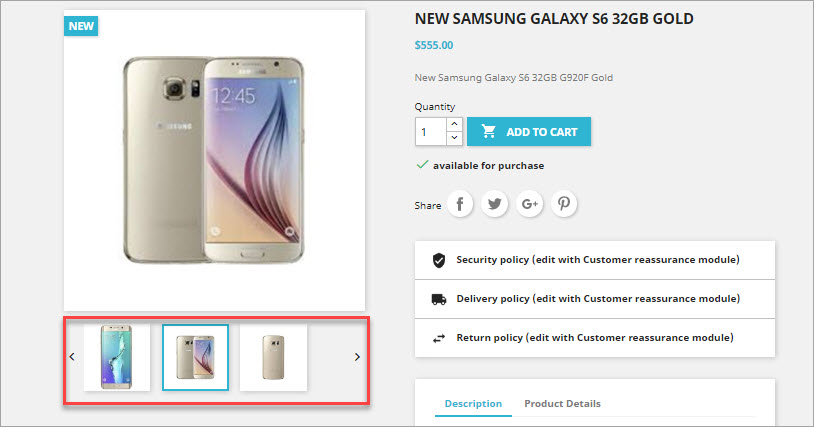 Sort Order for PrestaShop Images after Changes Frontend Example Sort Order for PrestaShop Images after Changes Frontend