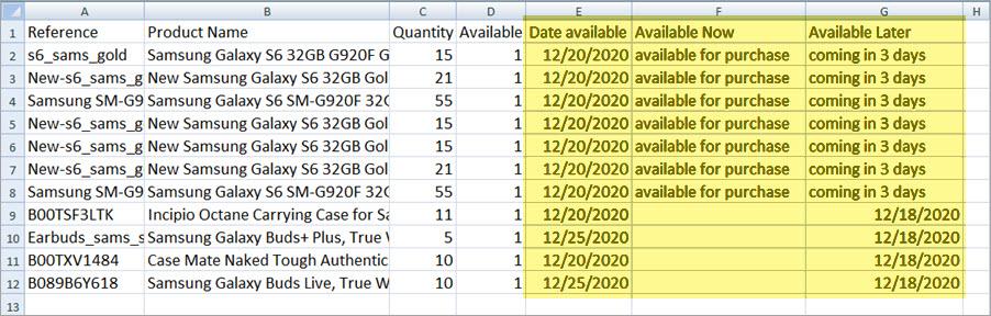 PrestaShop Stock Availability During Import File Example Update PrestaShop Stock Availability During Import File Example