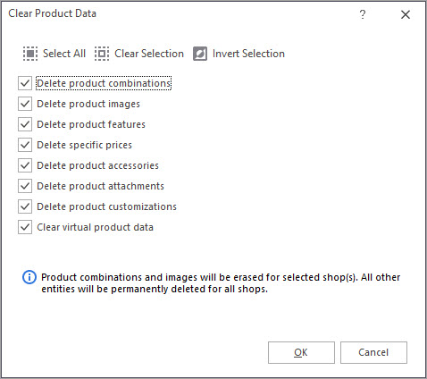 Clear PrestaShop Product Data Clear PrestaShop Product Data with Store Manager