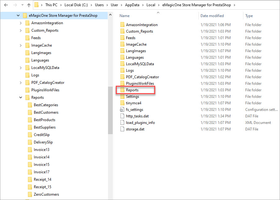 Edit PrestaShop Reports In Store Manager Edit Reports In PrestaShop Store Manager