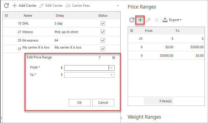 PrestaShop Carriers When Creating Order PrestaShop Carriers When Creating Order with Store Manager
