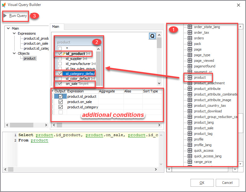 PrestaShop Custom Report Query Builder PrestaShop Custom Report Query Builder with Store Manager