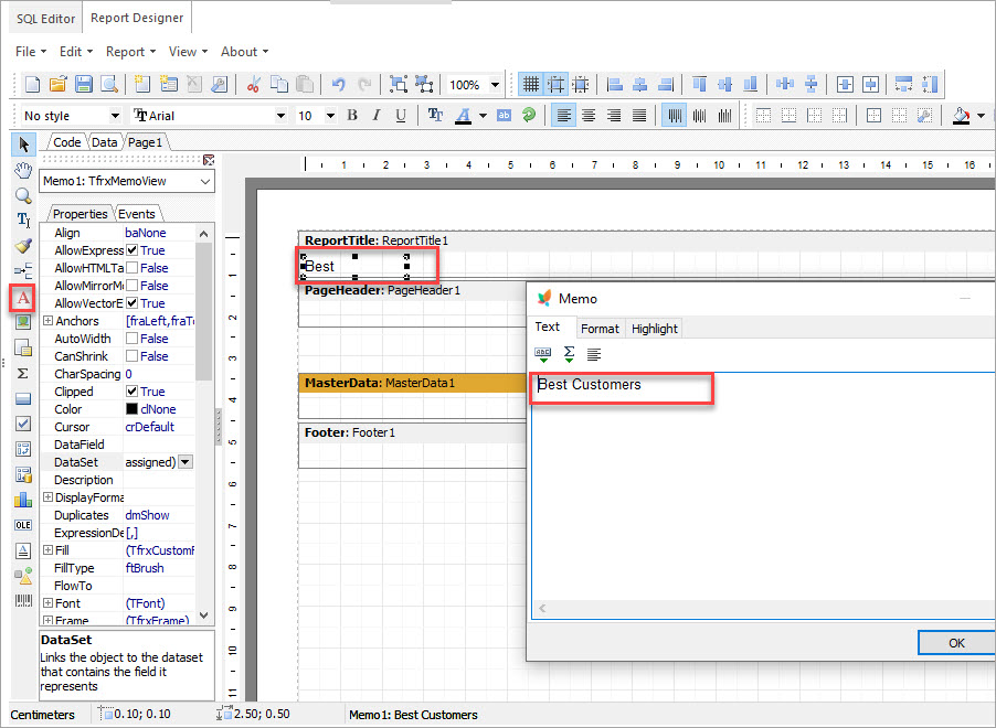 PrestaShop Custom Report Text Object PrestaShop Custom Report Text Object with Store Mnager