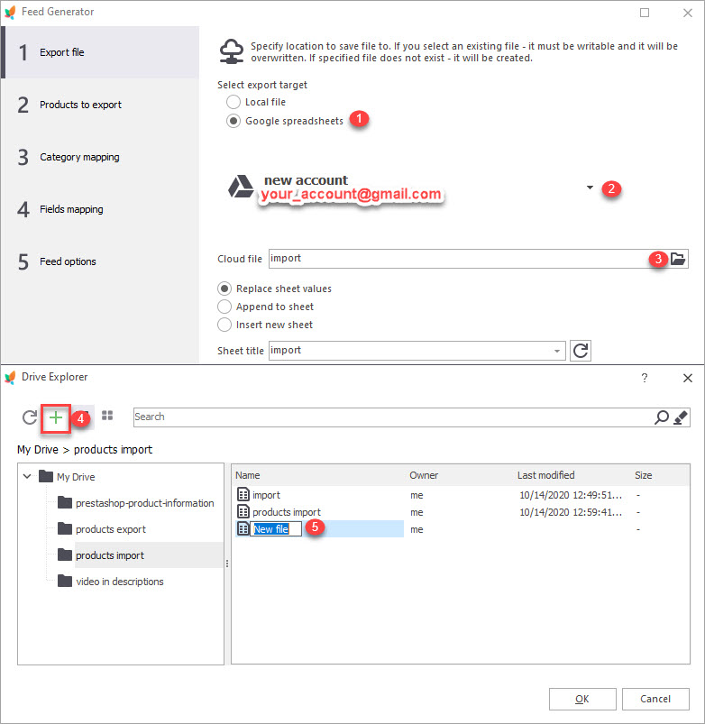 PrestaShop Export Feed to Google Sheets PrestaShop Export Feed to Google Sheets with Store Manager