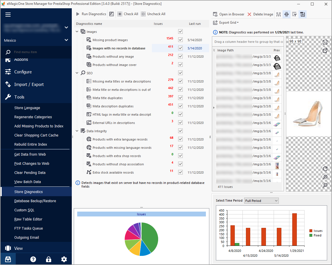 Detect PrestaShop Store issues with Store Diagnostics Tool PrestaShop Store Diagnostics Detect Issues