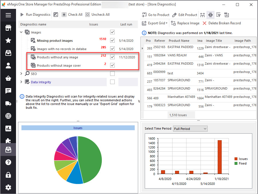 Prestashop Images Problems Troubleshooting with Store Manager