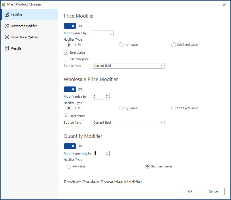 Use Mass Product Changer for Filtered Products Use Mass Product Changer for Filtered Products in Store Manager