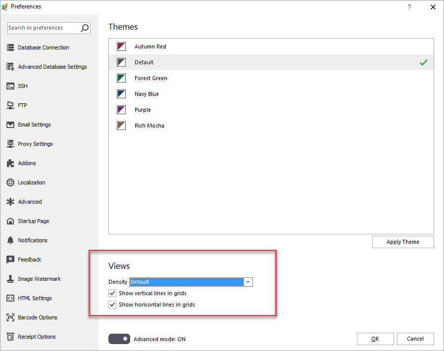 Customize Store Manager View