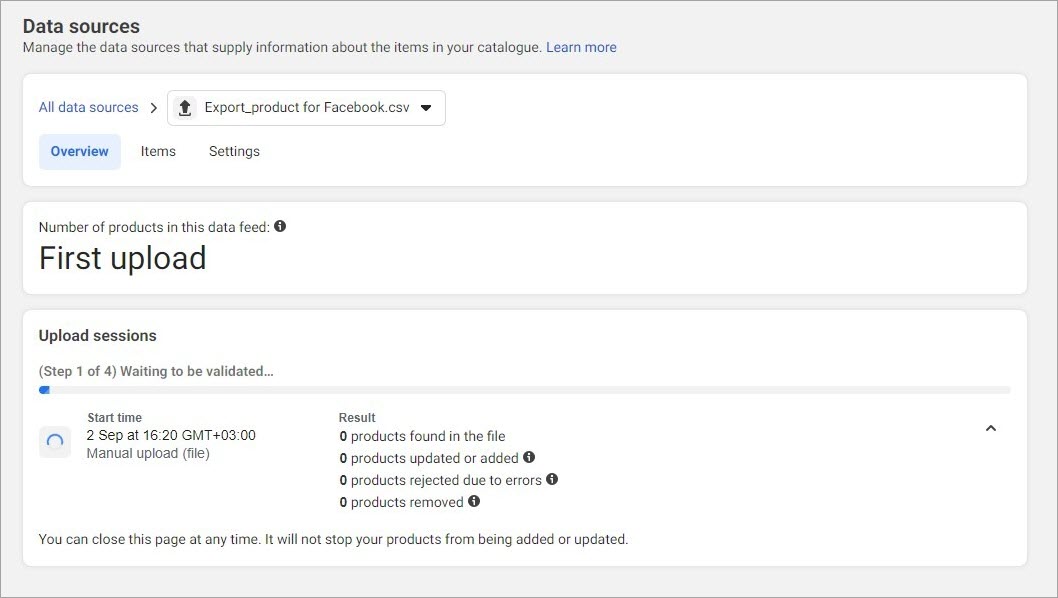Wait for File Validation