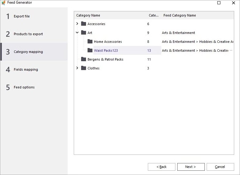 Check Assigned Categories