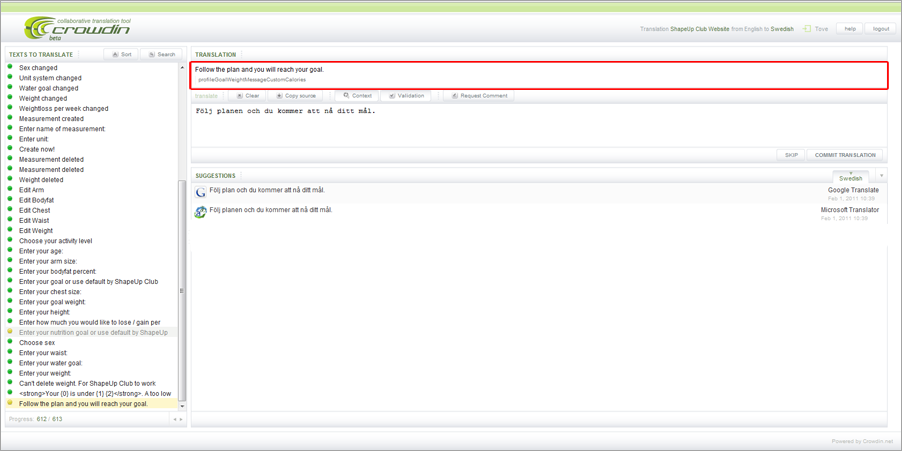 PrestaShop Store-Manager-Suggestion-in-Crowdin