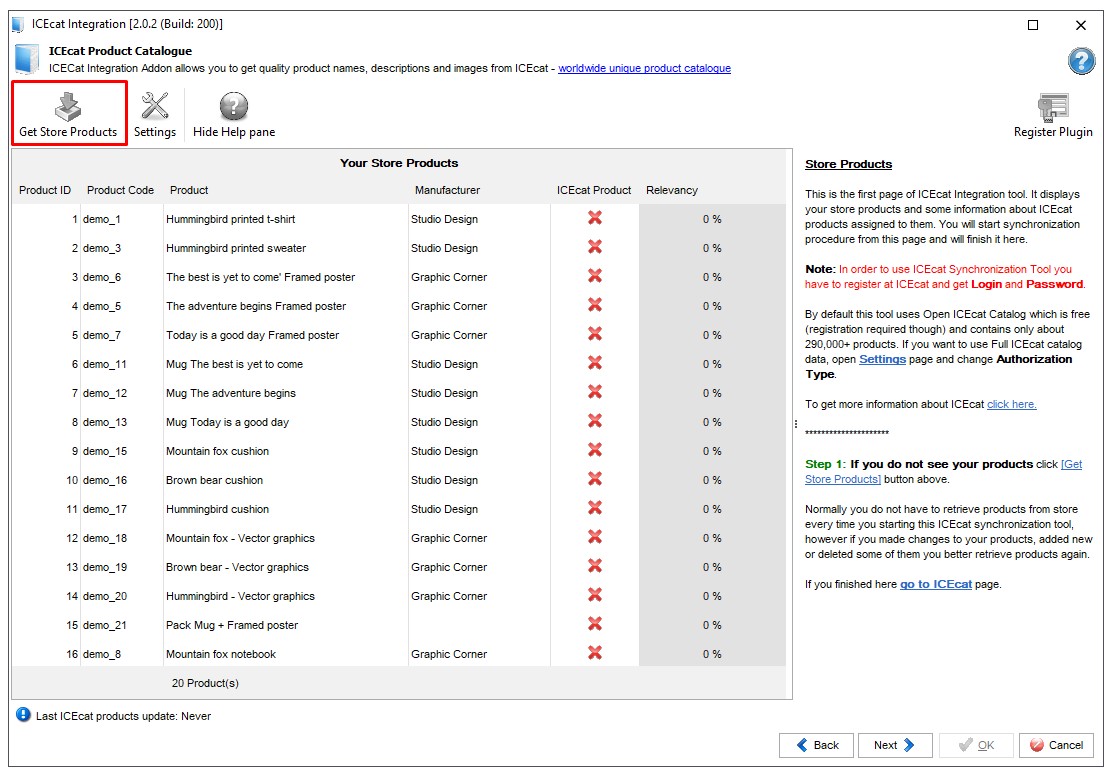 Getting-Store-Products-in-ICEcat-Integration