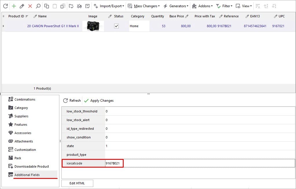 Product-ICEcat-Code-in-Store-Manager-for-PrestaShop