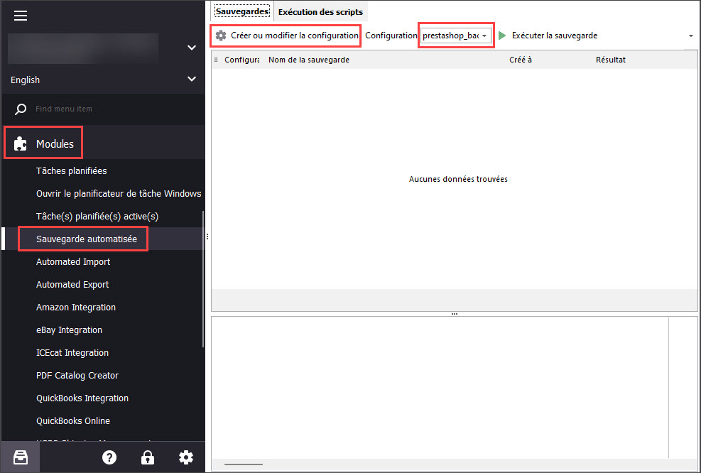 Automated PrestaShop Backup