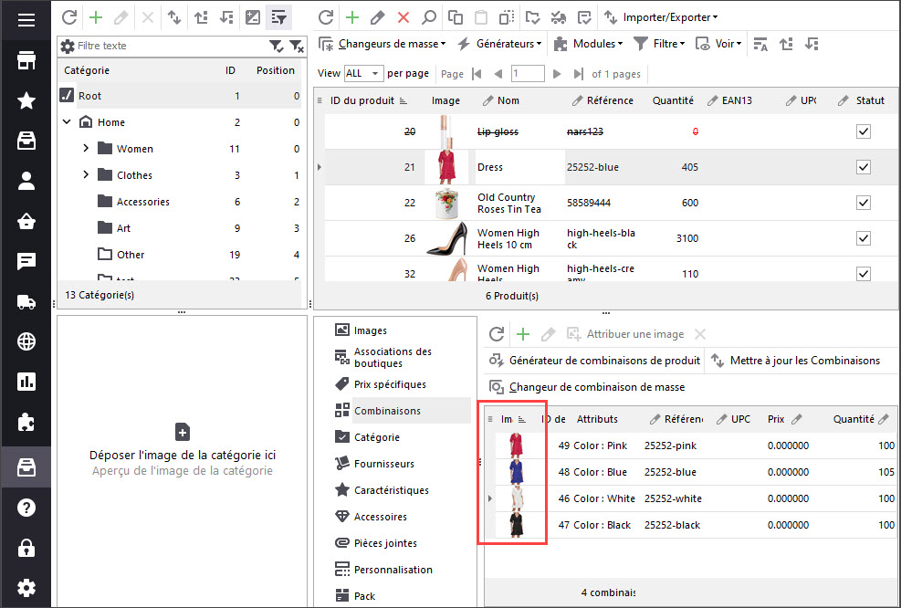 Check the Imported Images in Store Manager