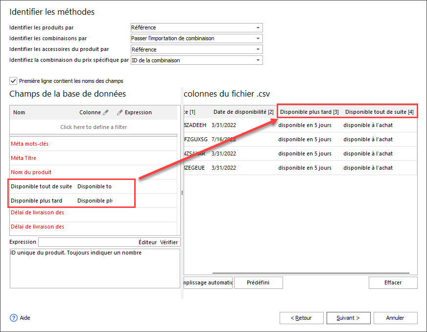 Assign Stock Options During Import with PrestaShop Store Manager