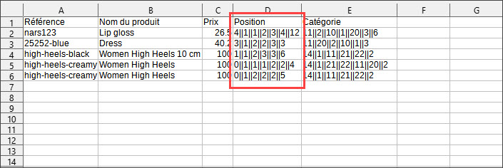 Import PrestaShop Product Positions with Store Manager