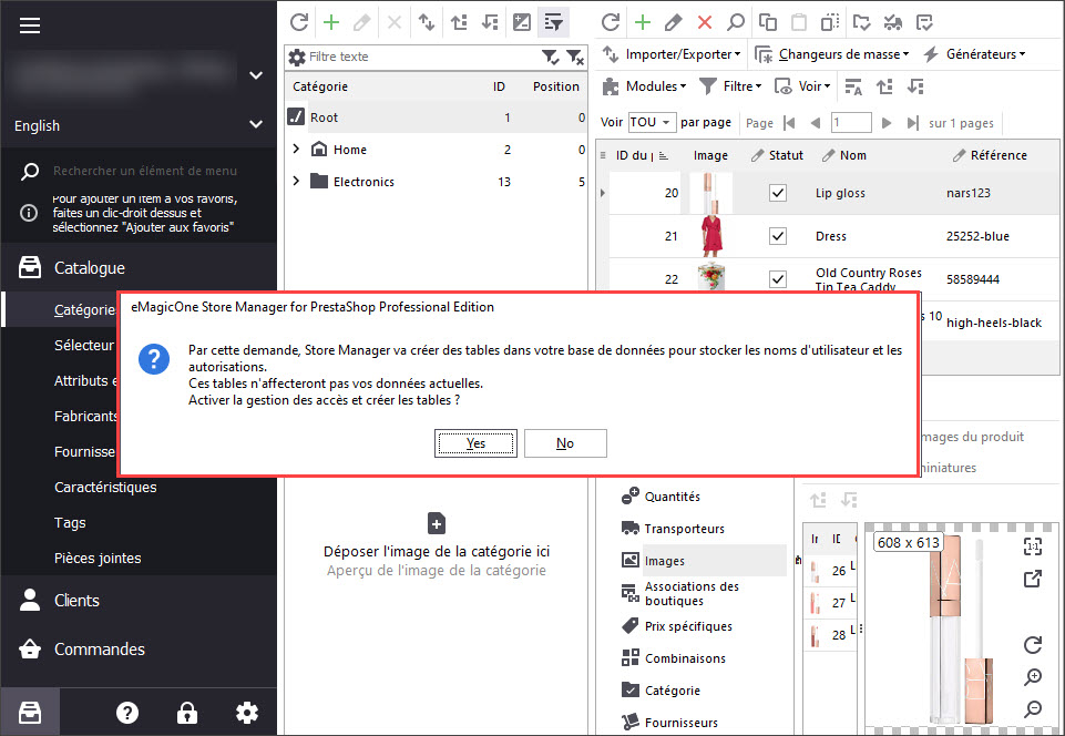 PrestaShop Users and Permissions Creation Notification
