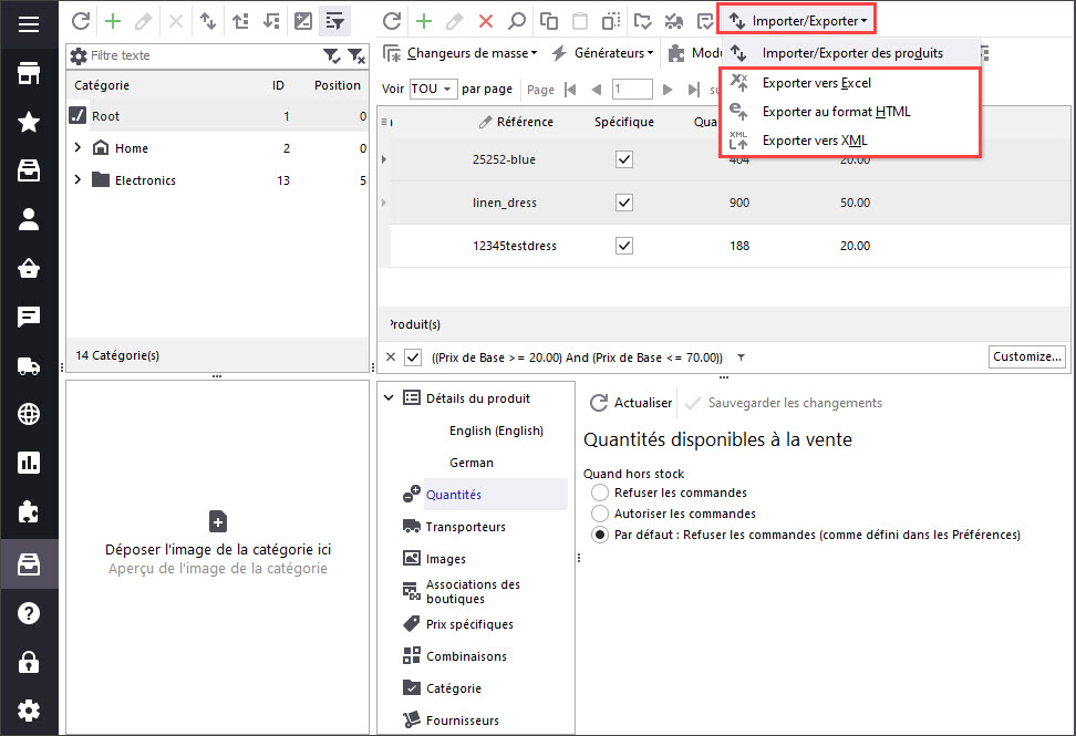 Export Filtered Grid to Excel with Store Manager