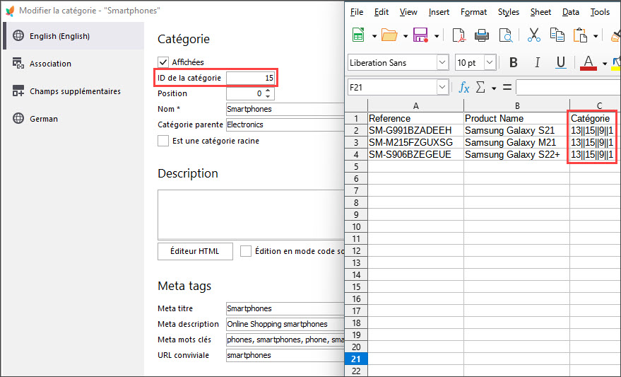 Use Category Id for Import with Store Manager