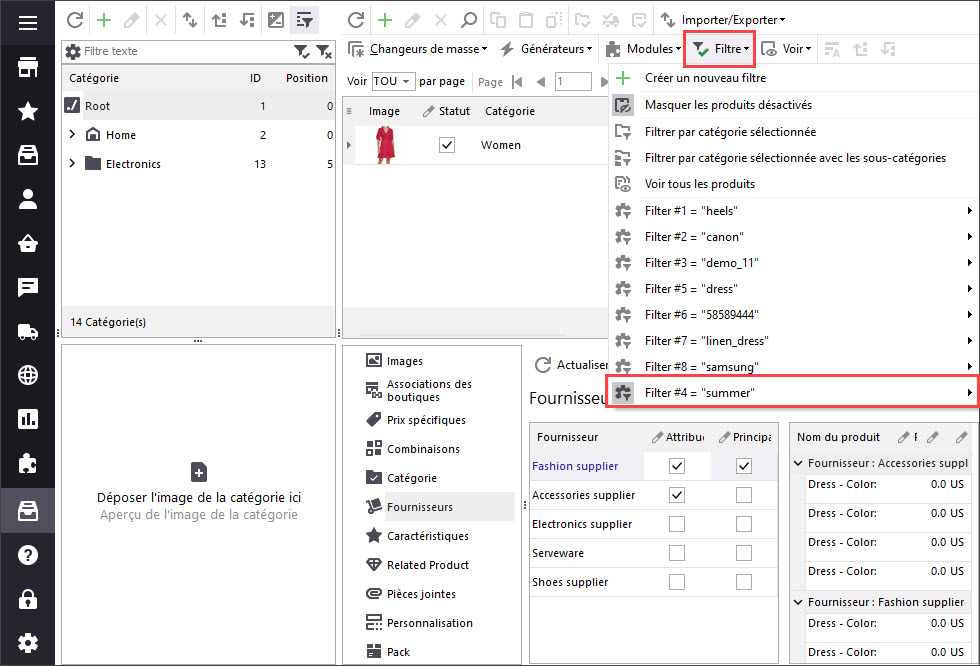 Use Custom Filter by Products Feature in Main Product Grid with Store Manager