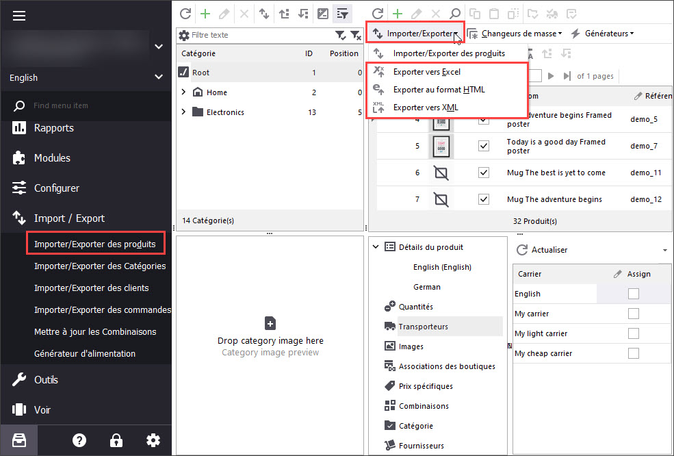 Export Grid to Excel XML HTML Formats with Store Manager