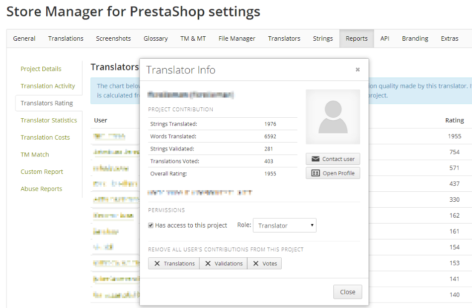 Store Manager for PrestaShop Translations