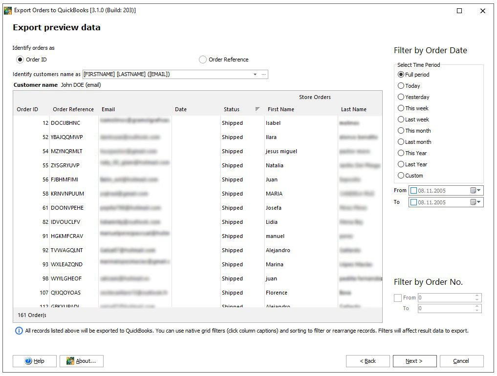 PrestaShop Orders Export to QuickBooks PrestaShop Orders Export to QuickBooks