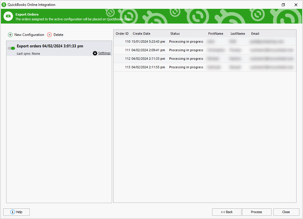 Export Process of PrestaShop Orders to QuickBooks Online