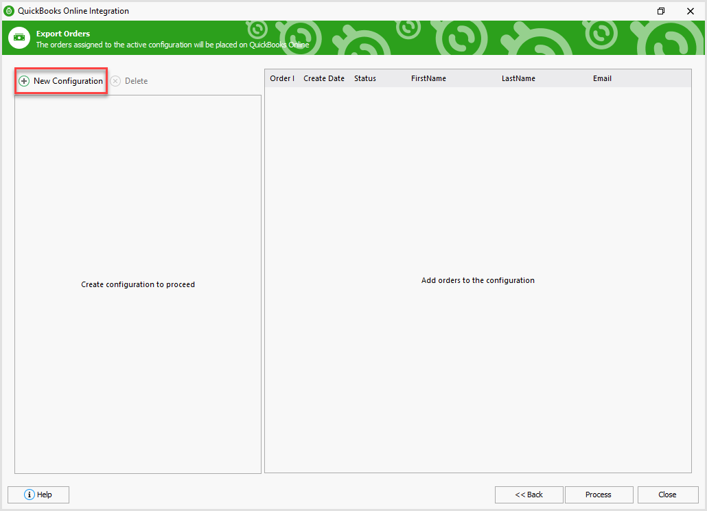 New Export Orders Configuration in QuickBooks Online Addon for PrestaShop