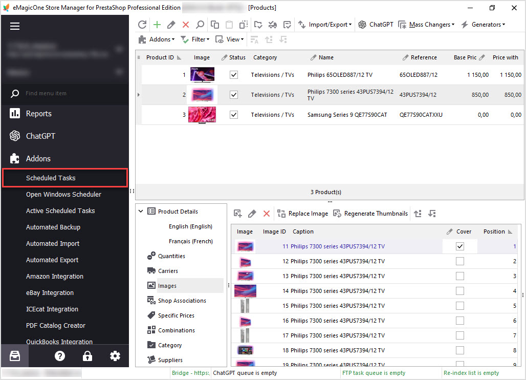 Scheduled Tasks In PrestaShop eBay Addon For Automated Orders Import