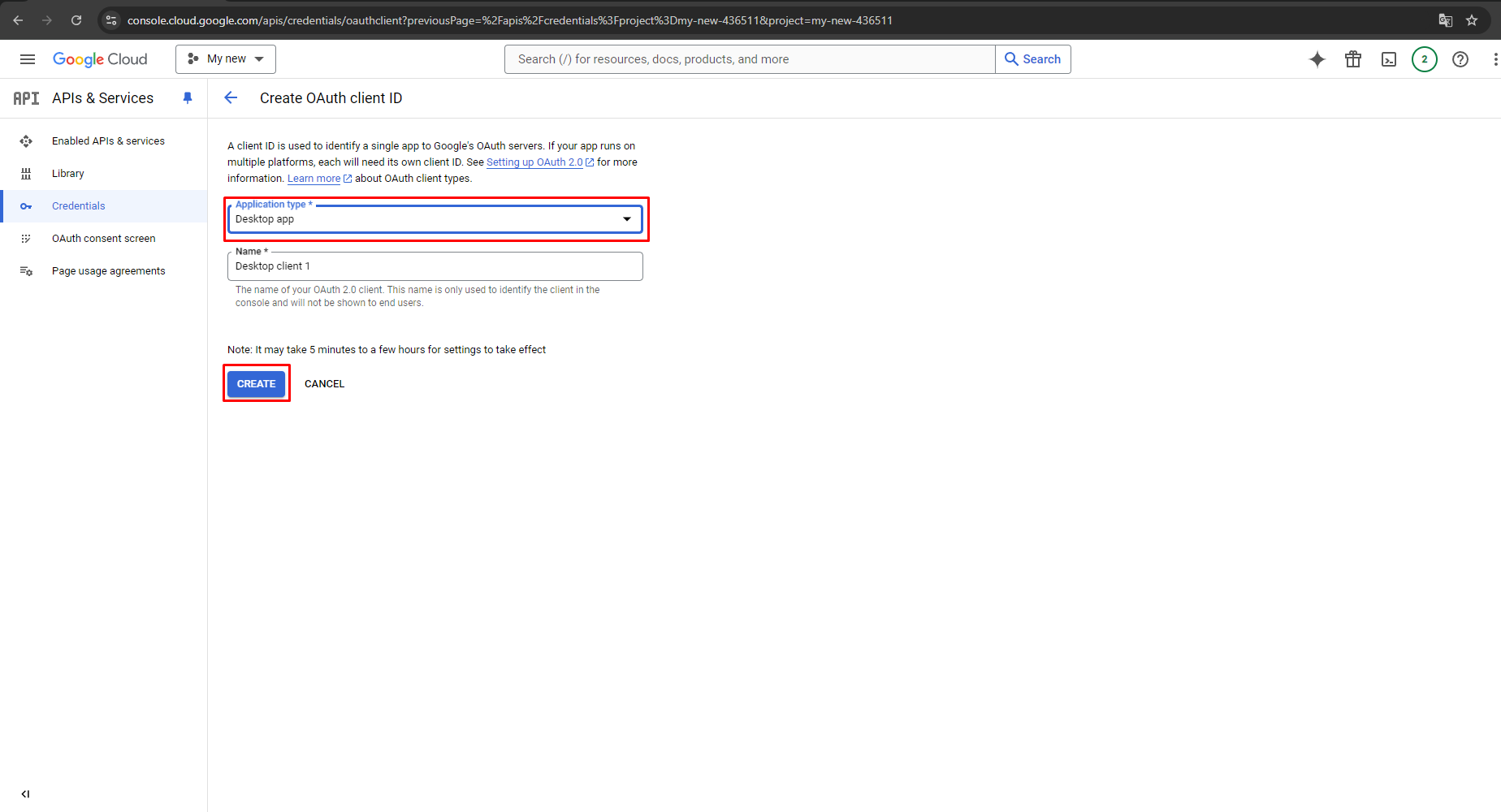 Generate Google API keys for Store Manager for PrestaShop, create to generate your api key.